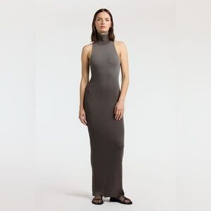 Cotton Citizen Verona Sleeveless Maxi Dress in Stone Cast
